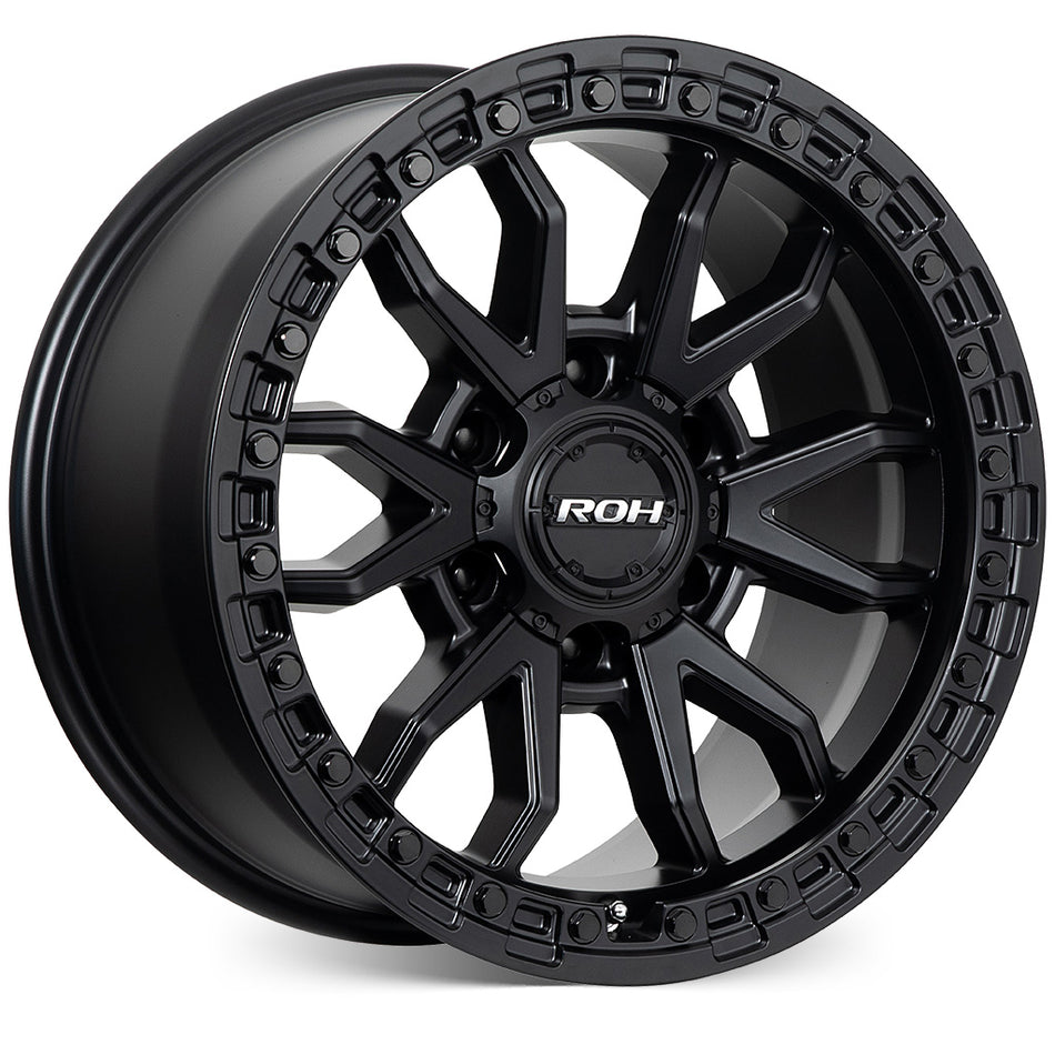 ROH Wheels Raid Matte Black