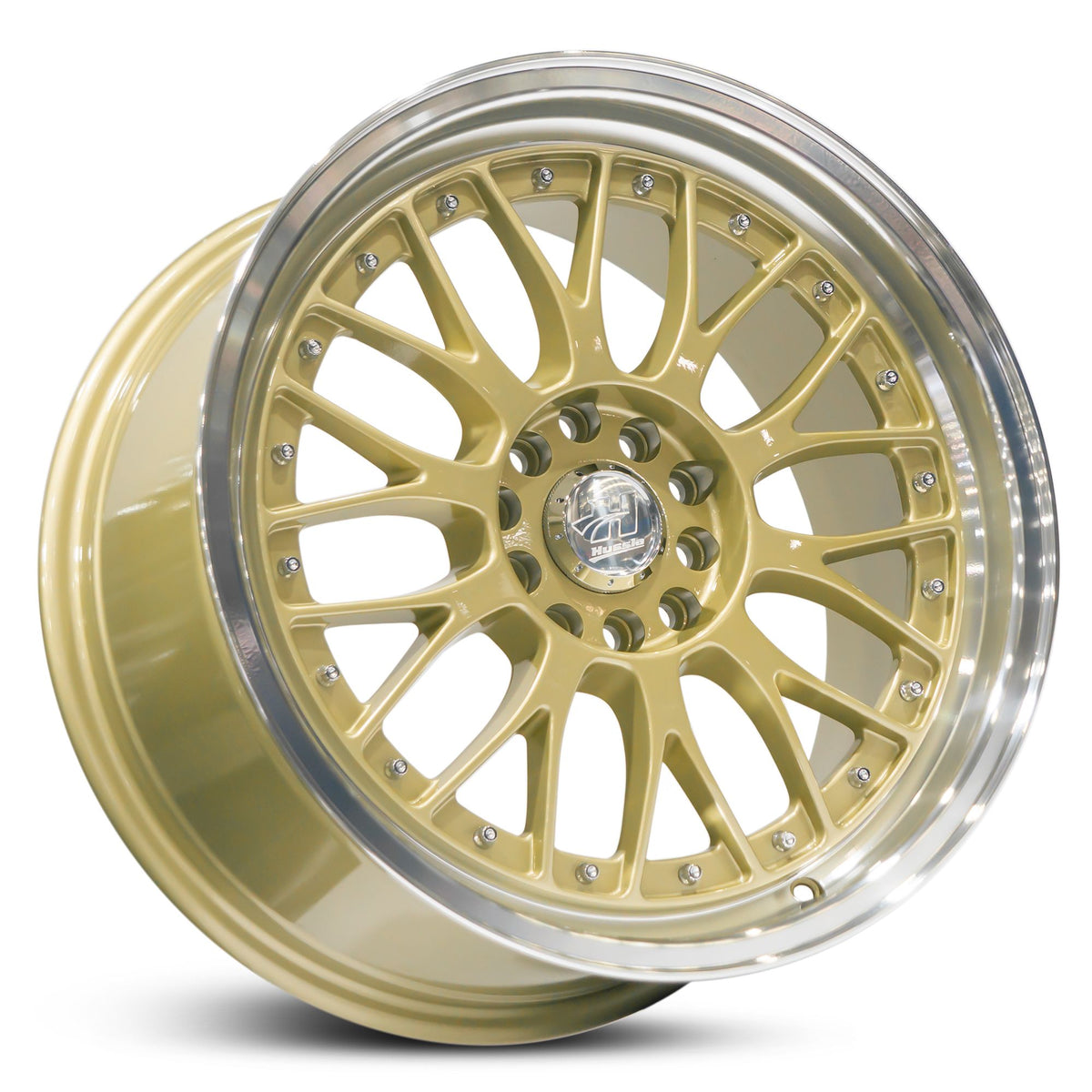 Wheel HUSSLA 021 GOLD MACHINED LIP