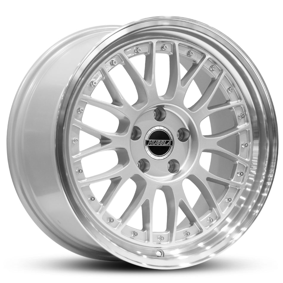 Wheel HUSSLA 021 SILVER MACHINED LIP