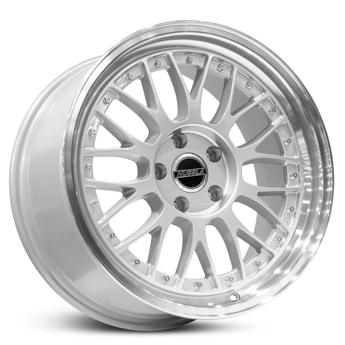 Wheel HUSSLA 021 SILVER MACHINED LIP