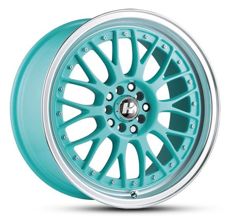 Wheel HUSSLA 021 TIFFANY BLUE MACHINED LIP