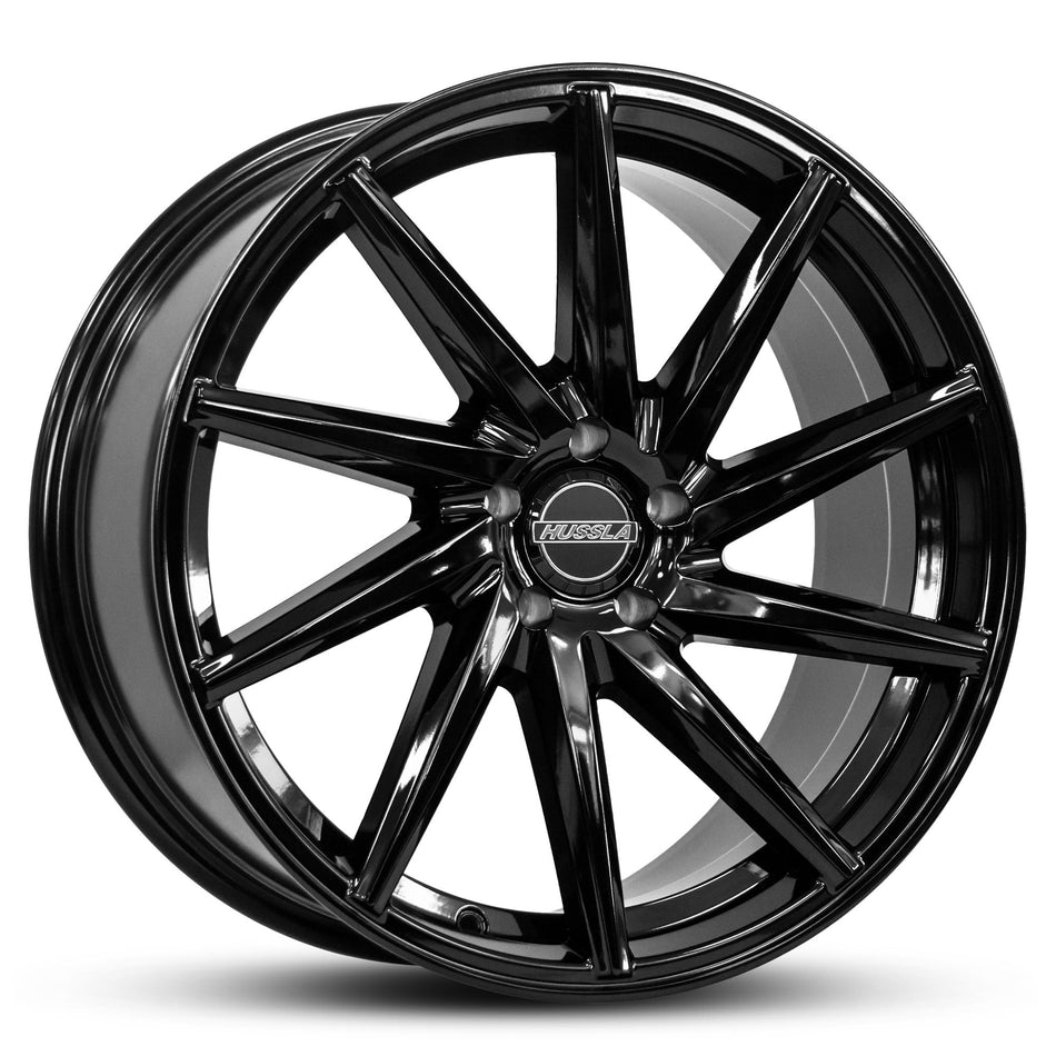 Wheel HUSSLA DIRECTIONAL GLOSS BLACK