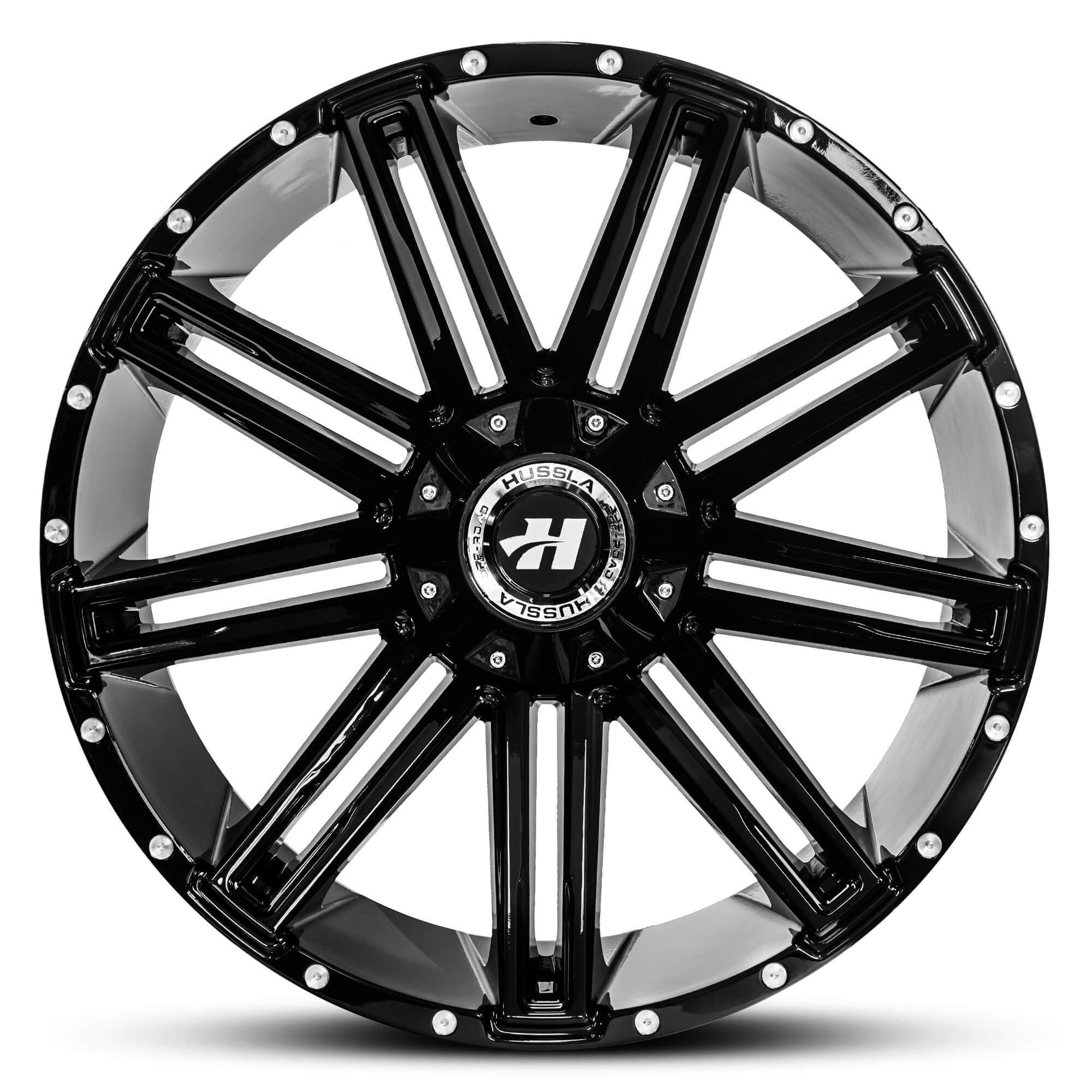 Wheel HUSSLA GAV GLOSS BLACK