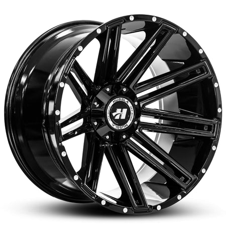 Wheel HUSSLA GAV GLOSS BLACK