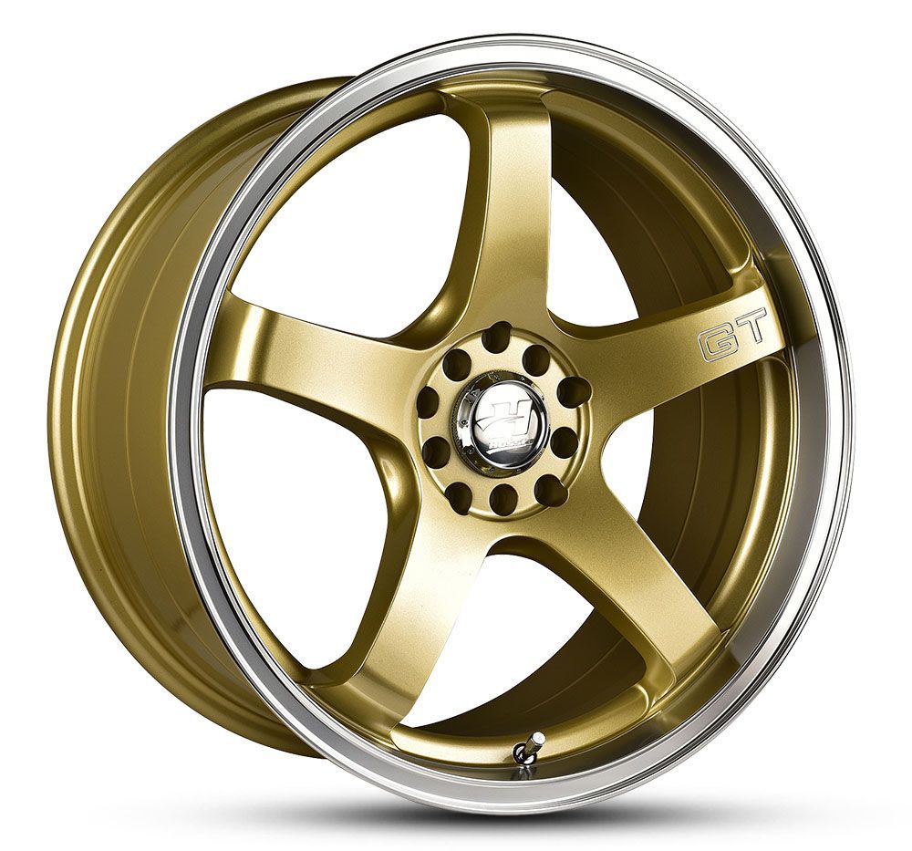 Wheel HUSSLA GT GOLD POLISHED LIP