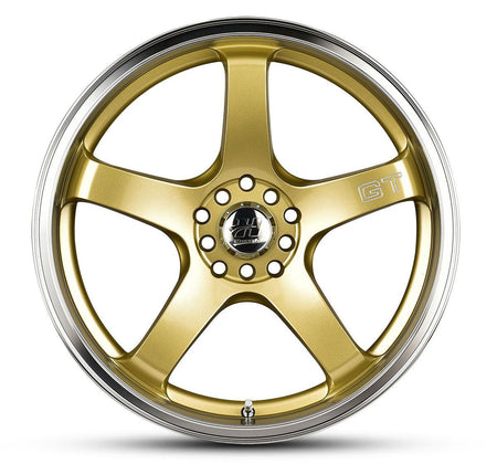Wheel HUSSLA GT GOLD POLISHED LIP