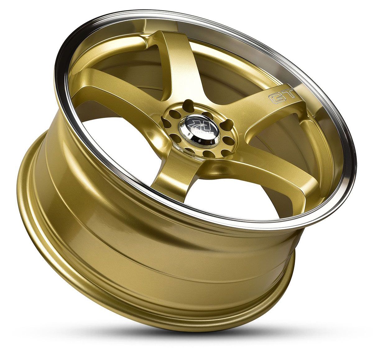 Wheel HUSSLA GT GOLD POLISHED LIP