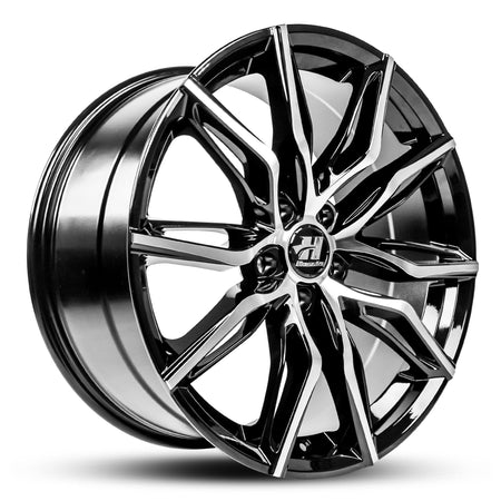 Wheel HUSSLA MEDUSA GLOSS BLACK MACHINED FACE