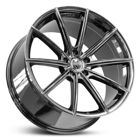 Wheel HUSSLA MOZ BLACK CHROME