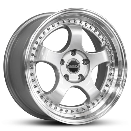 Wheel HUSSLA ZEN BRIGHT SILVER POLISHED LIP