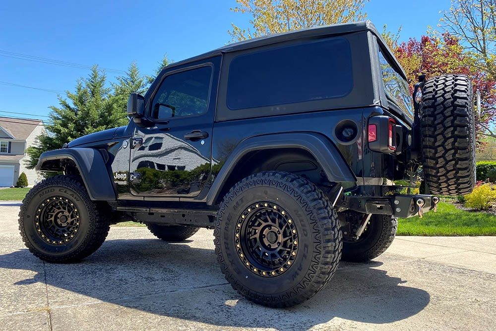 Black Rhino Shredder Matte Black w/machined dark tint