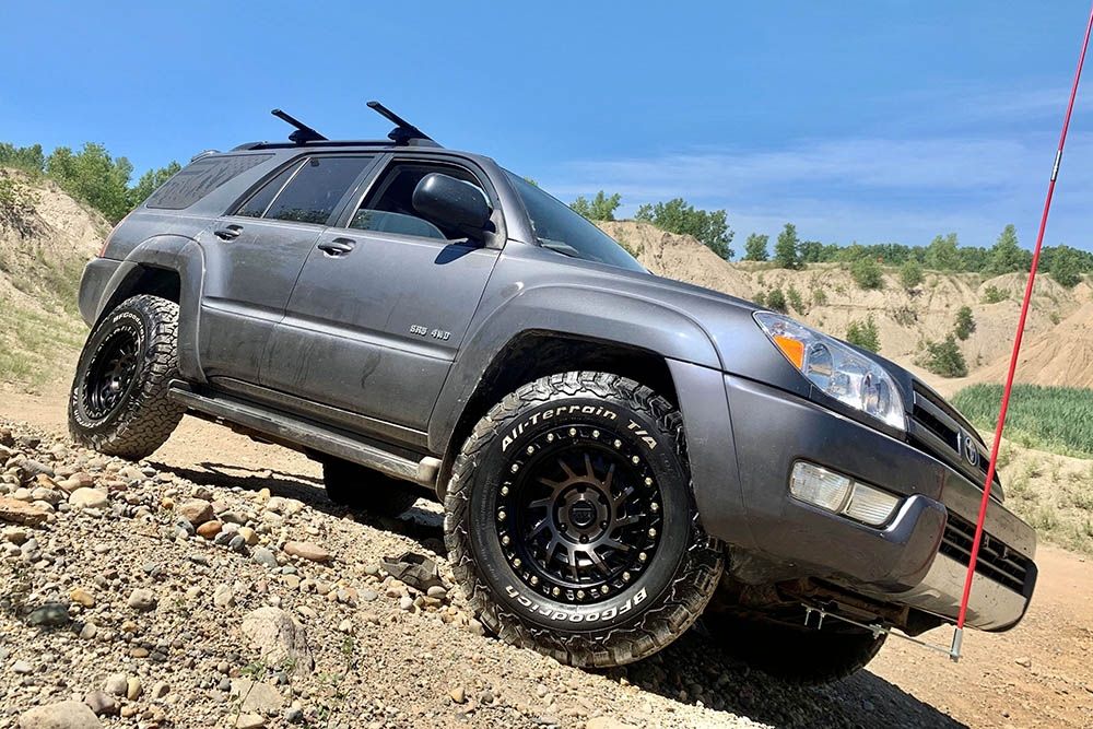 Black Rhino Shredder Matte Black w/machined dark tint