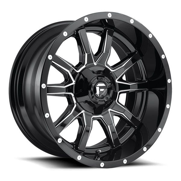 Fuel Vandal D627 Gloss Black Milled