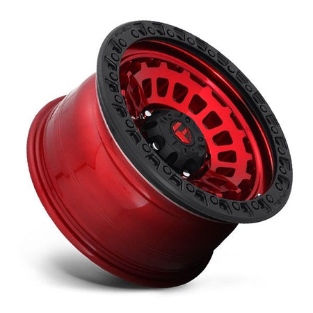 Fuel Zephyr D632 Candy Red w/matte black ring